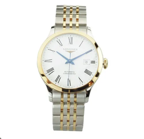 Longines Herren Uhr Automatik L28215117 - Armbanduhr aus 18 Karat Rosegold, Chronometer zertifiziert und mit Datumsanzeige - perfekt für stilbewusste Männer.