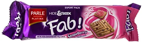 PARLE - Fab H&S Erdbeere Kekse, (1 X 112 GR)