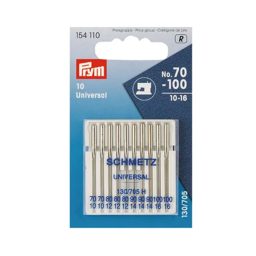 Prym 10 Stück Nähmaschinen-Nadeln Standard 130/75 70-100