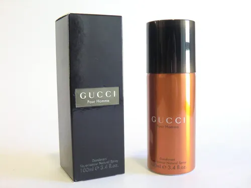 Gucci Pour Homme I Deodorant Spray 100ml - Herren Duft für den ganzen Tag - Hochwertiges Deodorant Spray für Herren, mit langanhaltendem Duft aus Frankreich, ideal für den täglichen Gebrauch.