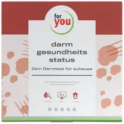 For You Darmgesundheits-Status Test - Arzneimittel zur Analyse der Darmflora, liefert umfassende Ergebnisse über Darmbakterien, Verdauung und Immunfunktion für eine bessere Gesundheit.