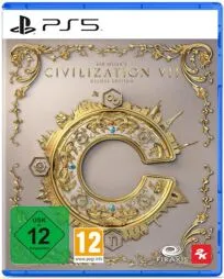Civilization 7 Deluxe Edition - PS5 - Strategiespiel für PS5, erlebe historischen Fortschritt und baue deine eigene Zivilisation mit exklusiven Inhalten der Deluxe Edition, einschließlich Frühzugriff und zusätzlichen Anführern!
