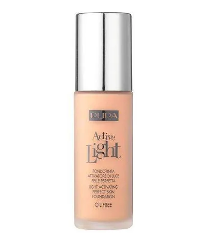 Pupa Milano Active Light nude (020 nude) - Make-up mit leichter, strahlender Textur für einen natürlichen Teint, ideal für den täglichen Gebrauch.