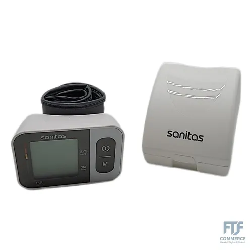 Sanitas SBC 15 Handgelenk-Blutdruckmessgerät - Vollautomatisches Blutdruckmessgerät für präzise Messungen am Handgelenk mit Warnfunktion bei Herzrhythmusstörungen und Durchschnittsberechnung der letzten 7 Tage.
