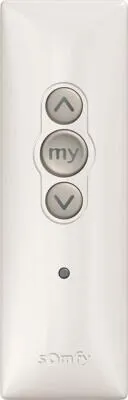 Somfy Situo RTS Pure Funkwandsender, transparent (1810636) - Funkhandsender für die manuelle Steuerung mehrerer Antriebe, inklusive Batterie und transparentem Design für eine elegante Optik.
