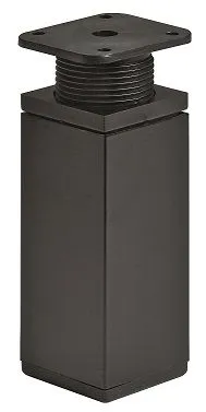 Hettich Möbelfuß 4,0 x 10 - 11,5 cm Stahl schwarz - 1 Stück