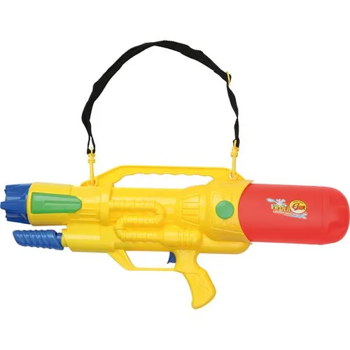 SUNFLEX Wasserspritzpistole WAVER - Sportartikel für heiße Sommertage, 1,9 l Tankvolumen mit Pumpfunktion für bis zu 15 m Spritzweite und praktischen Tragegurt.