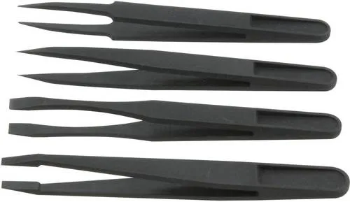 Donau Elektronik PZ84 Pinzetten-Set 4teilig