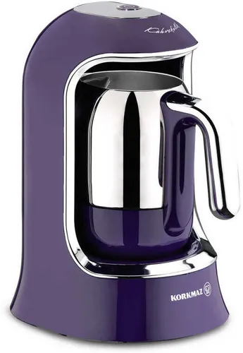 Korkmaz KAHVEKOLIK Türkische Kaffee-Maschine LILA A860-01 - Espressokocher & Mokkakannen, leistungsstarke 400 W für perfekten Mokka und türkischen Kaffee, elegantes Design in Lila für moderne Küchen.