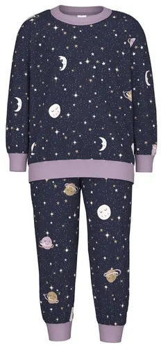 CALIDA Toddlers Bündchen-Pyjama Kinder - Schlafanzüge für Jungen aus 100% Bio-Baumwolle, mit praktischem Druckknopfverschluss und weichem Dehnbund für höchsten Komfort beim Schlafen.