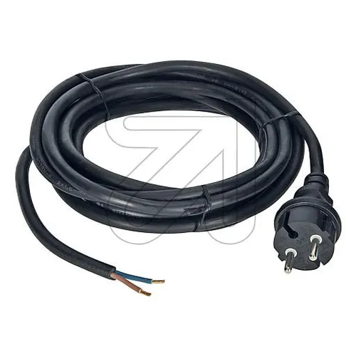 Anschlußleitung mit Konturenstecker H07RN-F 2x1,5mm² 5m