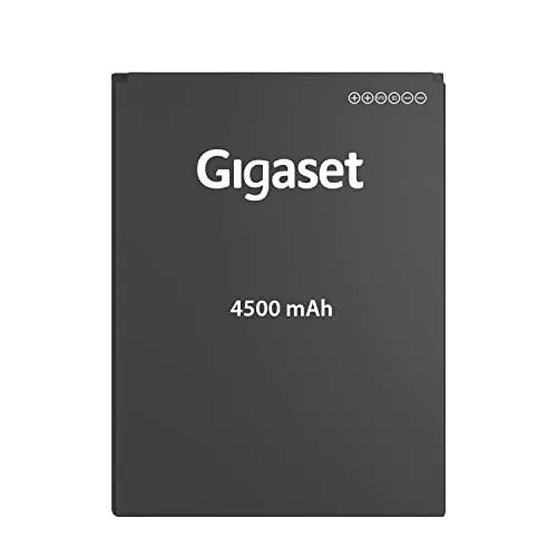 Gigaset Smartphone-Akku - passend für GS5 und GS5 LITE - 4500 mAh - verwendbar als Wechsel- oder Ersatz-Akku - Original-Akku von Gigaset - einfache Anwendung, schwarz