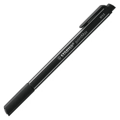 Stabilo Fasermaler pointMax, schwarz