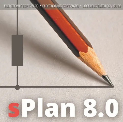 sPlan 8.0 - Elektronik Software, Schaltungseditor für einfache Planung - Software zur schnellen Erstellung von Schaltplänen, benutzerfreundlich und ohne Lizenzschlüssel. Ideal für Anfänger und Profis!