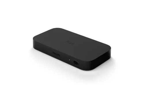Philips Hue Play HDMI Sync-Box - Nahtlose Lichtsynchronisierung in 4K, perfektes Entertainment-Erlebnis für Technikliebhaber und Heimkinofans