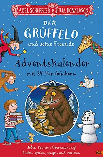 Der Grüffelo und seine Freunde: Adventskalender mit 24 Minibüchern - Advents- & Weihnachtskalender mit 24 liebevoll gestalteten Minibüchern, die die Abenteuer des beliebten Grüffelo und seiner Freunde zum Leben erwecken.