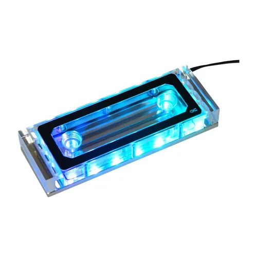 Alphacool Aurora Acryl X4 D-RAM Wasserkühler - Effizienter Wasserkühler für D-RAM, sorgt für optimale Kühlung und verbesserte Leistung in Ihrem PC-System.