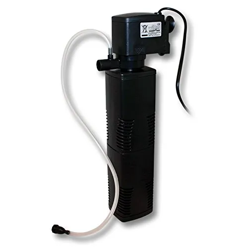 SunSun JP-025F Strömungspumpe 1600l/h 35W Aquarium Pumpe mit 2-stufigem Aquarium Filter und 45° schwenkbarer Düse für Süßwasser Aquarium