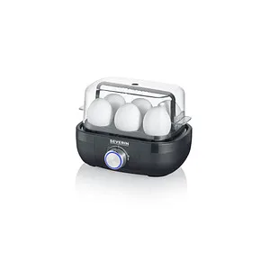 SEVERIN Eierkocher EK 3166 - für 6 Eier, elektronische Kochzeitüberwachung und einstellbarer Härtegrad, 100 % BPA-frei und pflegeleicht