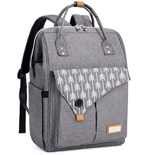 Lekebaby Wickelrucksack - Multifunktionale Babytasche mit Wickelunterlage - Baby Wickelrucksäcke mit 23L Kapazität, 19 Fächern und wasserdichtem Material. Ideal für Reisen, mit vielseitigen Tragemöglichkeiten und praktischen Taschen für alles, was Sie unterwegs benötigen.