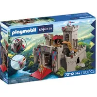 Knights Große Löwenritterburg 72112 – Konstruktionsspielzeug für kleine Abenteurer - Entdecke die spannende Welt der Ritter mit dieser 183-teiligen Löwenritterburg. Ideal für Kinder ab 4 Jahren, fördert Kreativität und Geschicklichkeit beim Bauen und Spielen.