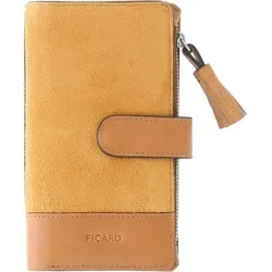 PICARD Geldbörse Safari 1 Wallet Fudge-Komb senfgelb - Elegante PICARD Geldbörse im Hochformat aus hochwertigem Rindsleder. Mit 19 Fächern für optimale Organisation und stilvollem Design für den Alltag.
