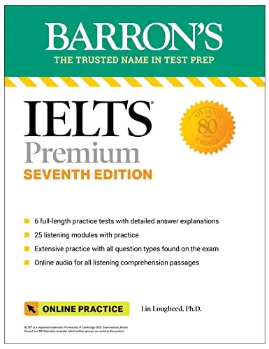 IELTS Premium: 6 Practice Tests + Comprehensive Review + Online Audio - Lehrbuch für Englisch mit 6 Übungstests, umfassender Review und Online-Audio, ideal zur optimalen Vorbereitung auf das IELTS-Examen.