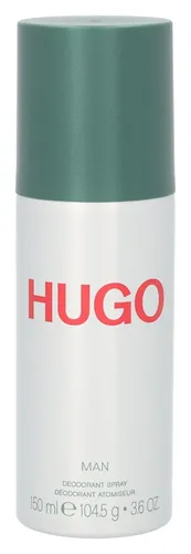 Hugo Boss Hugo Man Deo Spray 150 ml - Deodorant Spray für Herren, bietet langanhaltenden Schutz und einen frischen, maskulinen Duft mit Zitrus- und holzigen Noten – ideal für den täglichen Gebrauch.