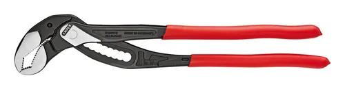 Knipex Wasserpumpenzange 88 01 400, Alligator XL, 3 1/2 Zoll x 400mm - Zangen mit schlanker Bauform und 11 Einstellpositionen für optimale Handhabung. Hergestellt aus Chrom-Vanadin-Elektrostahl, ideal für präzises Greifen und Klemmen.
