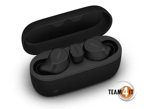 Evolve2 Buds USB-C MS - True Wireless-Kopfhörer mit aktiver Rauschunterdrückung, ideal für Microsoft Teams und perfekte Geräuschisolierung in Schwarz
