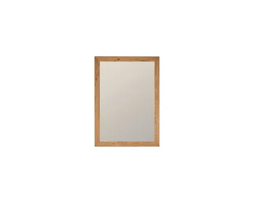 Tikamoon Eichenholz Spiegel 70 x 50 cm - Eleganter Spiegel aus massivem Eichenholz, ideal für Ihr Badezimmer. Mit gebürsteter und geölter Oberfläche, bietet er vielseitige Anbringungsmöglichkeiten. Jedes Stück ist ein handgefertigtes Unikat.