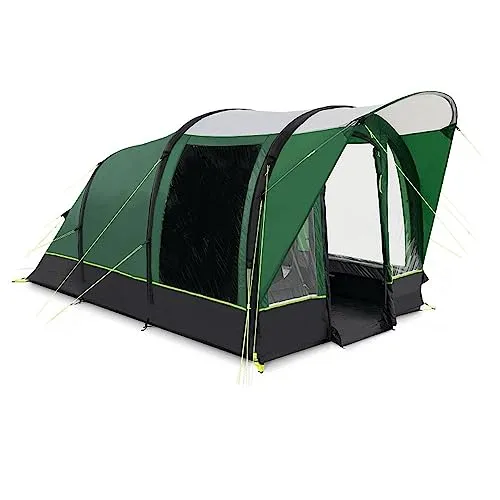 Kampa Brean AIR Luftzelt 3-Personen, 215x365cm, grünes Design - Leicht aufzustellen für komfortables Camping