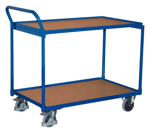 VARIOfit SW-600.500 Tischwagen - 2 Etagen, Traglast bis 250 kg, pulverbeschichtet und schlagfest, ideal für vielseitige Anwendungen