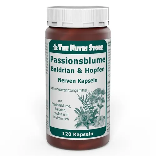 Passionsblume Baldrian und Hopfen Nerven Kapseln 120 Stk. - PZN 11174890