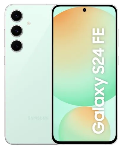 Samsung Galaxy S24 FE 5G - 128GB Mint Smartphone in Türkis, mit AI-gesteuerten Kamerafunktionen und langlebigem Akku für ununterbrochenen Gaming-Spaß