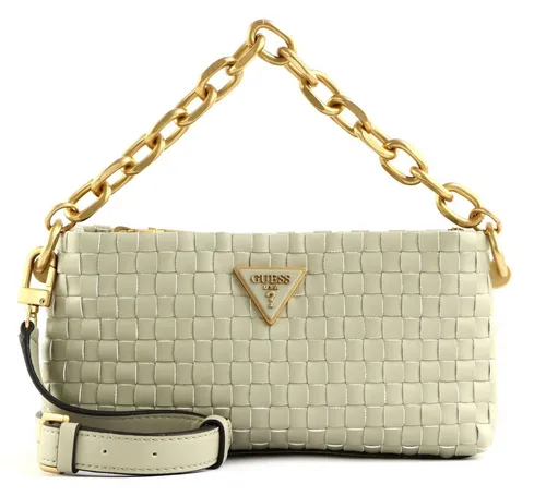 Guess Umhängetasche Lisbet – Stilvolle Mini Crossbody - Elegante GUESS Umhängetasche im gewebten Look, ideal für jedes Outfit. Mit mehreren Fächern für Karten und einem verstärkten Boden bietet sie praktische Nutzung und modischen Stil.