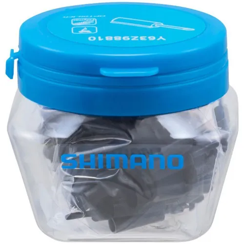 SHIMANO 100 Stk Endkappe Schaltzugaußenhülle m. kurzer Spitze ST-9000 schwarz