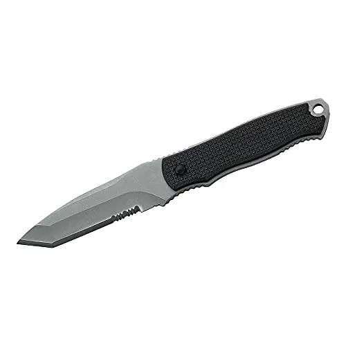 HERBERTZ Mini Messer Neck Knife - Kompaktes Halsmesser für Outdoor-Abenteuer - Kategorie: Sonstige, ideal für Camping und Trekking, mit leichtem 68 g Gewicht und rutschfestem Griff für sicheren Halt.
