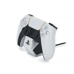 PowerA Solo Charging Station für PS5 DualSense Controller - Weiß - Ladegerät für 1 PS5 DualSense Controller, mit LED-Anzeige und USB-C, optimal für schnelles und sicheres Laden. Perfekt für Gamer, die ihren Controller immer einsatzbereit haben möchten.