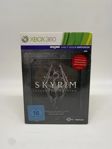 The Elder Scrolls V: Skyrim Legendary Edition - Xbox 360 - Neu & Sealed - Rollenspiel-Klassiker für Xbox 360 mit beeindruckender Grafik und umfangreichen DLCs, ideal für Fans von epischen Abenteuern.