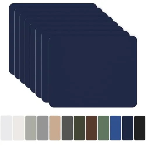 Nylon Selbstklebende Patches, OAZ 8 Stück 20x15cm Selbstklebender Wasserdichte Reparatur Patch, Nylon Flicken Selbstklebend Marineblau, für Zelte, Daunenjacke, Schlafsack, Tasche