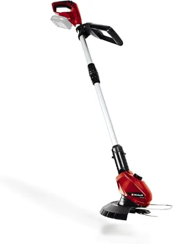 Einhell Akku-Rasentrimmer GE-CT 18 Li Solo - 18V Li-Ion, drehbarer Motorkopf für präzises Kantenschneiden, ideal für schwierige Gartenbereiche