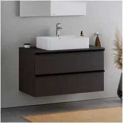 Duravit Waschbecken DuraBrezza, mit Hahnlochbank, 60x40x14 cm, aus Mineralguss – Farbe wählbar weiß