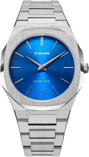 D1 Milano Ultra Thin Herrenuhr UTBJ09 aus Stahl - Armbanduhren, elegante und ultraflache Bauweise für einen stilvollen Look im Alltag.