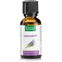 Kräuterhaus Sanct Bernhard Lavendelöl 30 ml - Ätherisches Lavendelöl zur Körperpflege, ideal für Entspannung und wohltuende Massage. Unterstützt die Durchblutung der Haut und sorgt für ein angenehmes Wohlfühlgefühl.