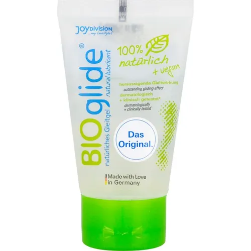 BIOglide® Gel - Natürliches Gleitmittel - Veganes Gleitmittel zur sanften Unterstützung der vaginalen Feuchtigkeit, frei von synthetischen Stoffen und ideal zur Linderung von Intimbeschwerden.