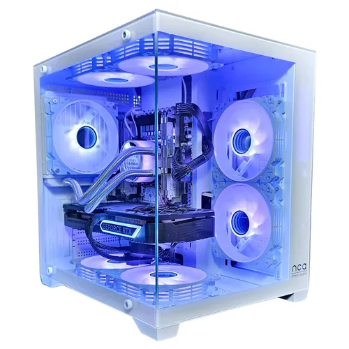 Gaming PC PHANTOM WHITE | GTX 1660S | 16GB RAM - PC Desktops & All-in-Ones mit 10-Core INTEL XEON Prozessor, ideal für Gaming und Grafikdesign, ausgestattet mit schneller 240GB SSD und Windows 11 Pro.