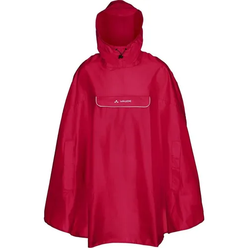 VAUDE Valdipino Rad-Regenponcho - Leicht & Wasserdicht - Funktionsjacken: Wasserdichter Rad-Regenponcho aus recyceltem Polyester, umweltfreundlich mit Bluesign®-Zertifikat und Eco Finish für nachhaltigen Schutz.