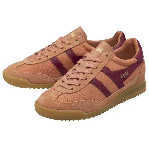 Gola Damen-Sneaker Tornado in Terrakotta - Komfortabel und stylisch - Sneaker für Damen in Terrakotta, ideal für den Alltag. Mit einer Absatzhöhe von 2.3 cm und aus atmungsaktivem Textil & Wildleder gefertigt.