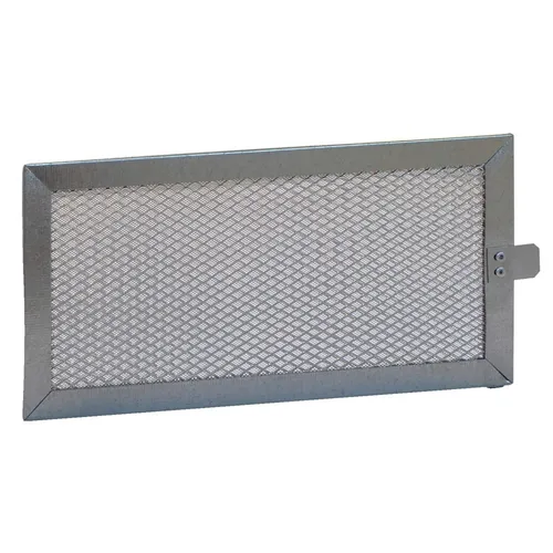 Schneider Electric ClimaSys Metallfilter NSYCUFX400R - Hochwertiger Aluminiumfilter für Dachkühlgeräte, IP34 Schutzart, ideal für Schaltschränke und effiziente Luftzirkulation.